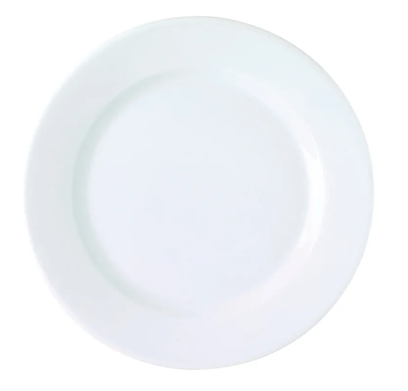 Assiette plate rond blanc porcelaine Ø 17 cm K Pro.mundi Seulement Aujourd’hui