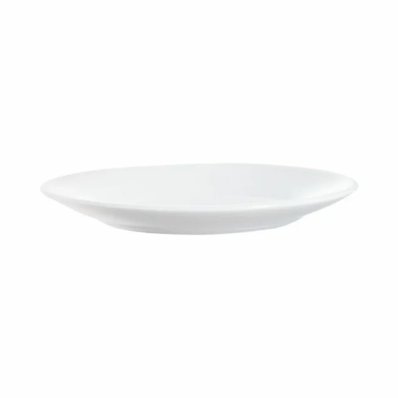 Assiette plate rond blanc verre opal Ø 15,5 cm Restaurant Arcoroc Populaire
