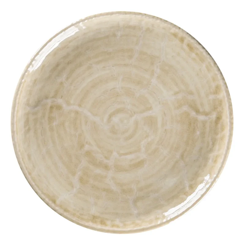 Assiette coupe plate rond vanilla porcelaine vitrifiée Ø 20,9 cm Krush Rak Meilleure Vente