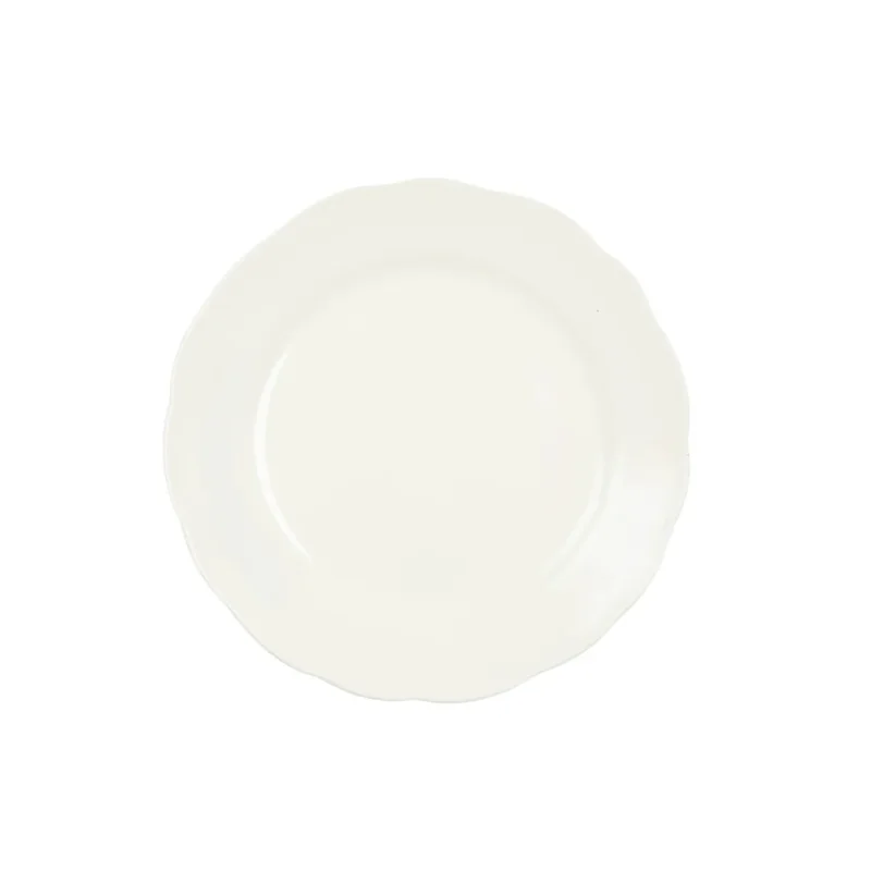 Assiette coupe plate rond blanc porcelaine Ø 24,2 cm Sérafine Pro.mundi Offre Spéciale