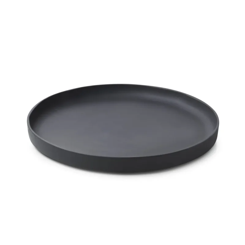 Assiette plate rond noir porcelaine culinaire Ø 28 cmCaractère Revol Achetez Aujourd’hui