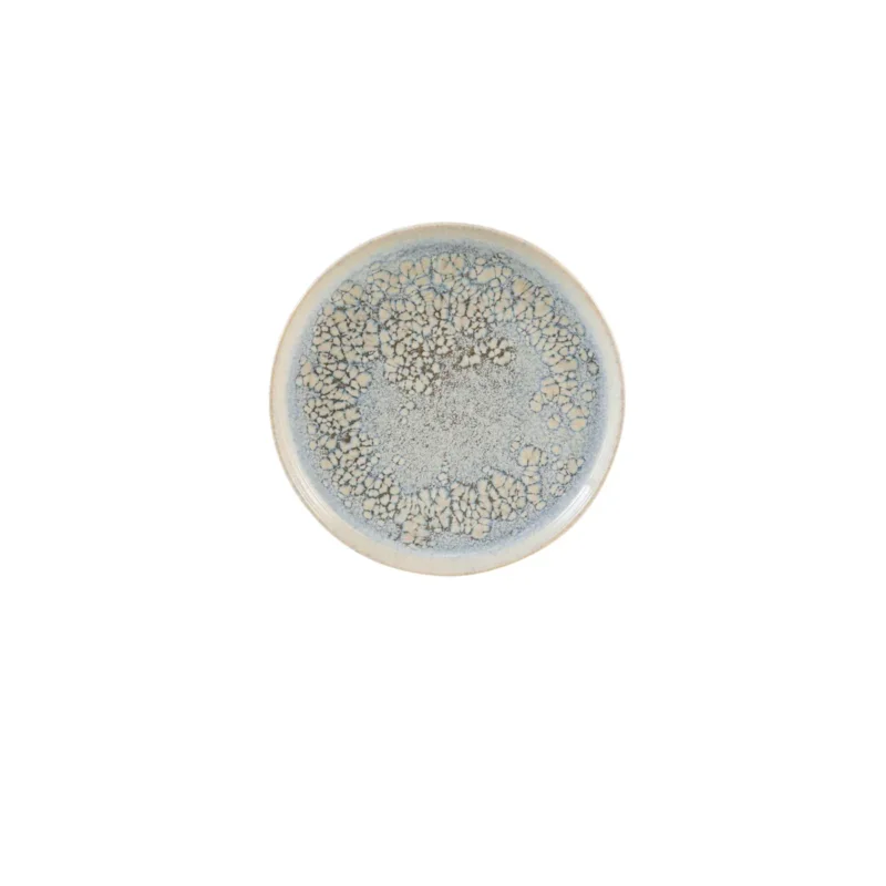 Produit De Marque Assiette plate rond gris grès émaillé Ø 17 cm Tropic Accolade