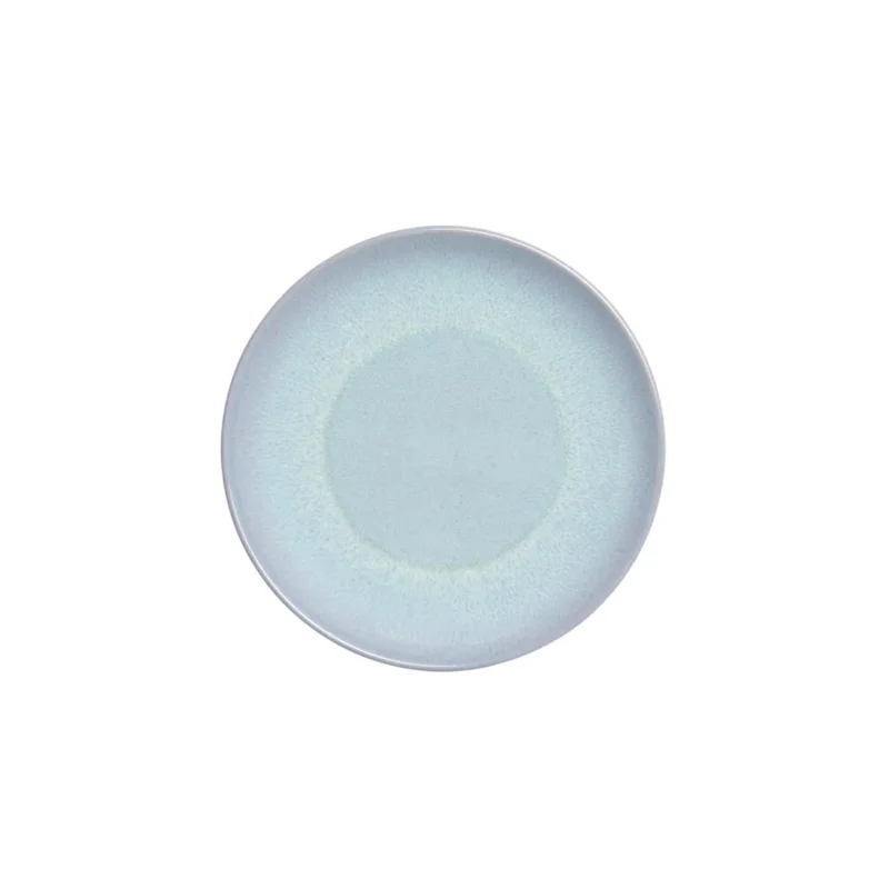 Vente Flash Assiette coupe plate rond bleu porcelaine Ø 24 cm Azure Accolade