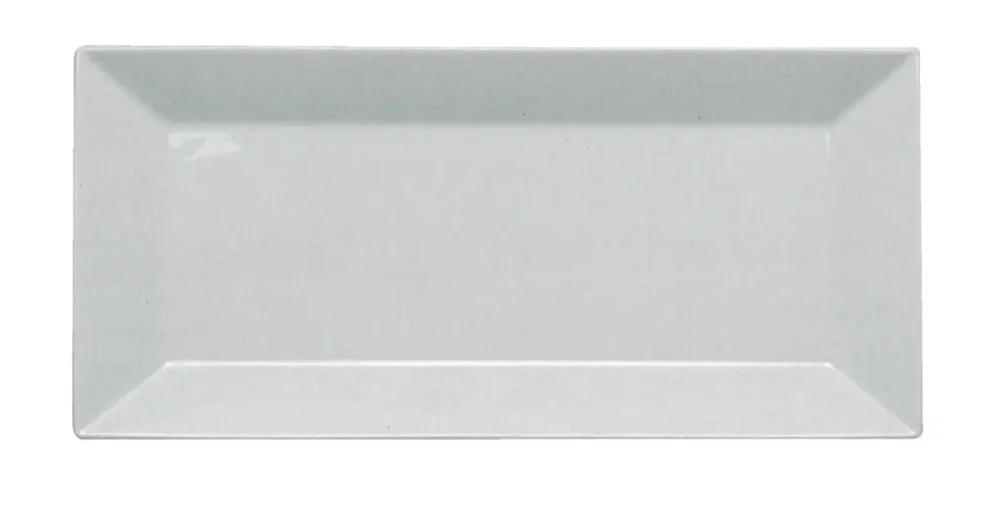 Assiette plate rectangulaire blanc porcelaine 33x18 cm Classic Square Pro.mundi Petit Prix