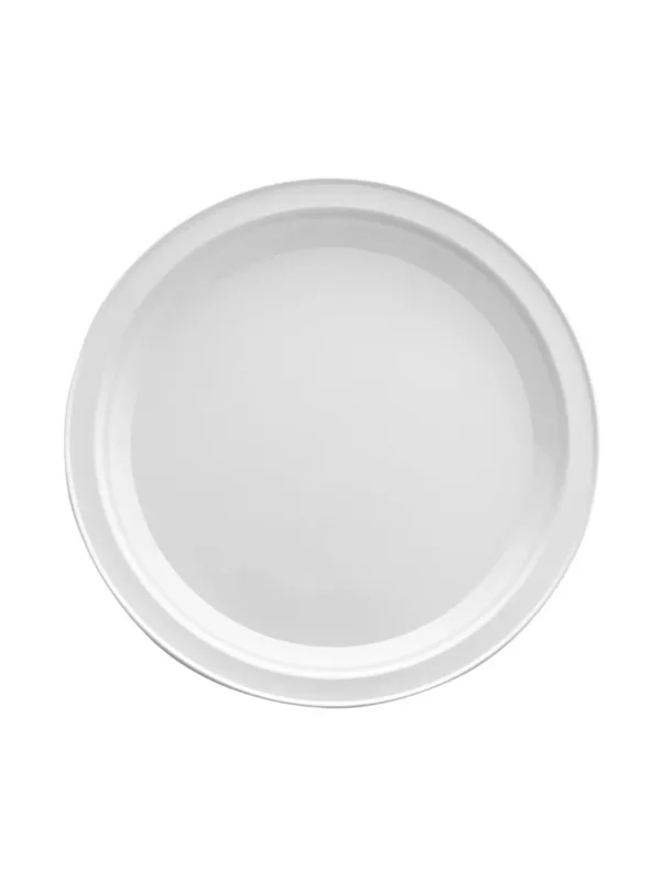 Assiette rond blanc acier émaillé Ø 22 cm Use & Reuse Pintinox (60 pièces) Offre Du Jour