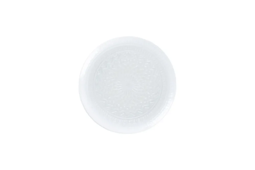 Assiette coupe plate rond blanc porcelaine Ø 21 cm Céleste Rak Produit De Marque