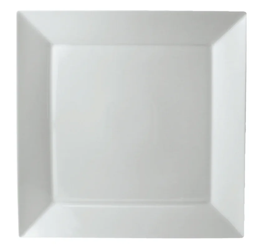 Assiette plate carré blanc porcelaine 13x13 cm Classic Square Pro.mundi Seulement Aujourd’hui