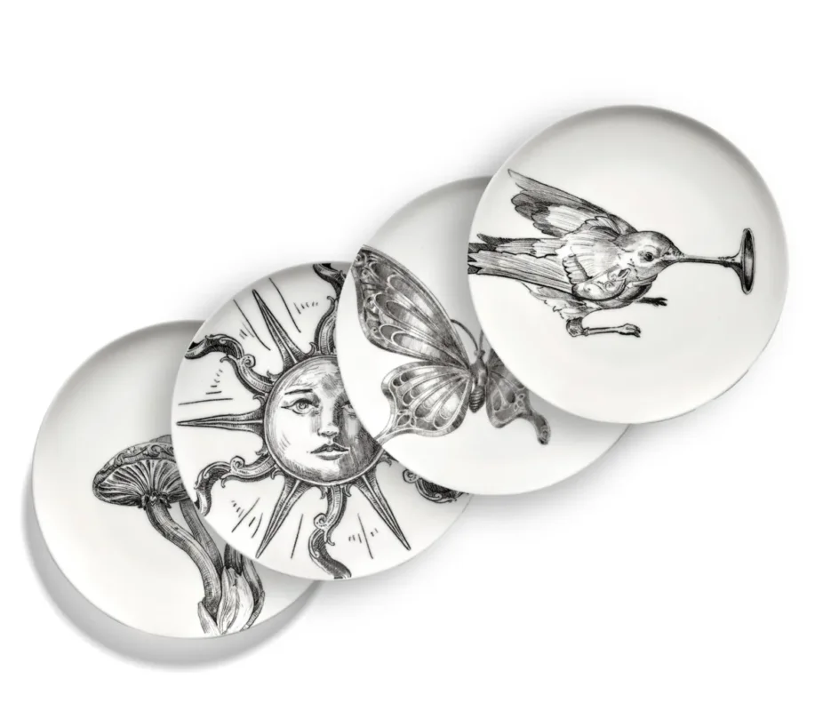 Assiette à pain rond blanc porcelaine Ø 12 cm Unity Serax Meilleure Vente