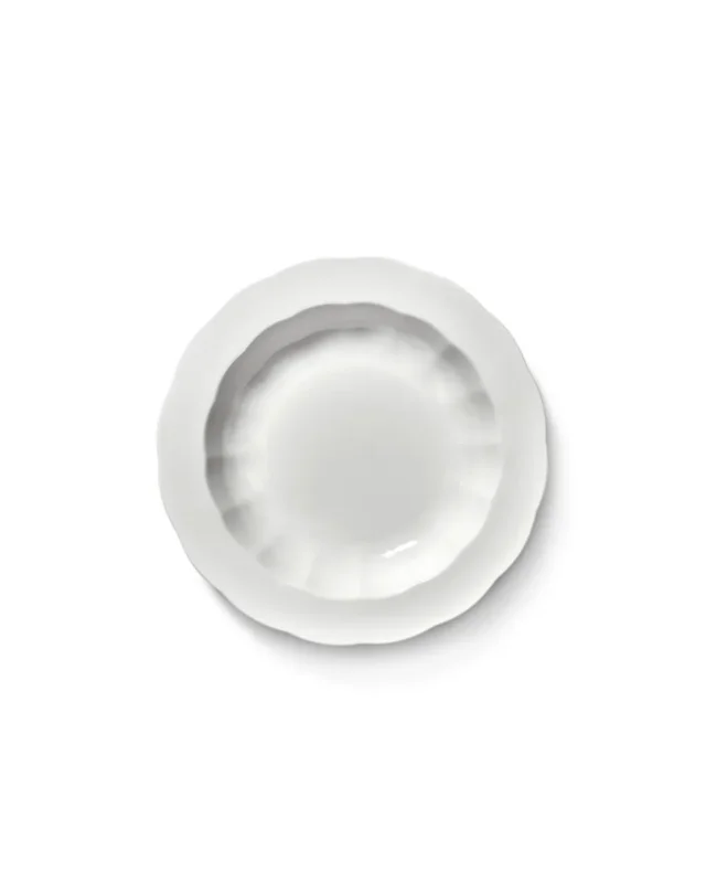 Jusqu’à Épuisement Des Stocks Assiette creuse rond blanc porcelaine Ø 23,7 cm Silhouette Serax