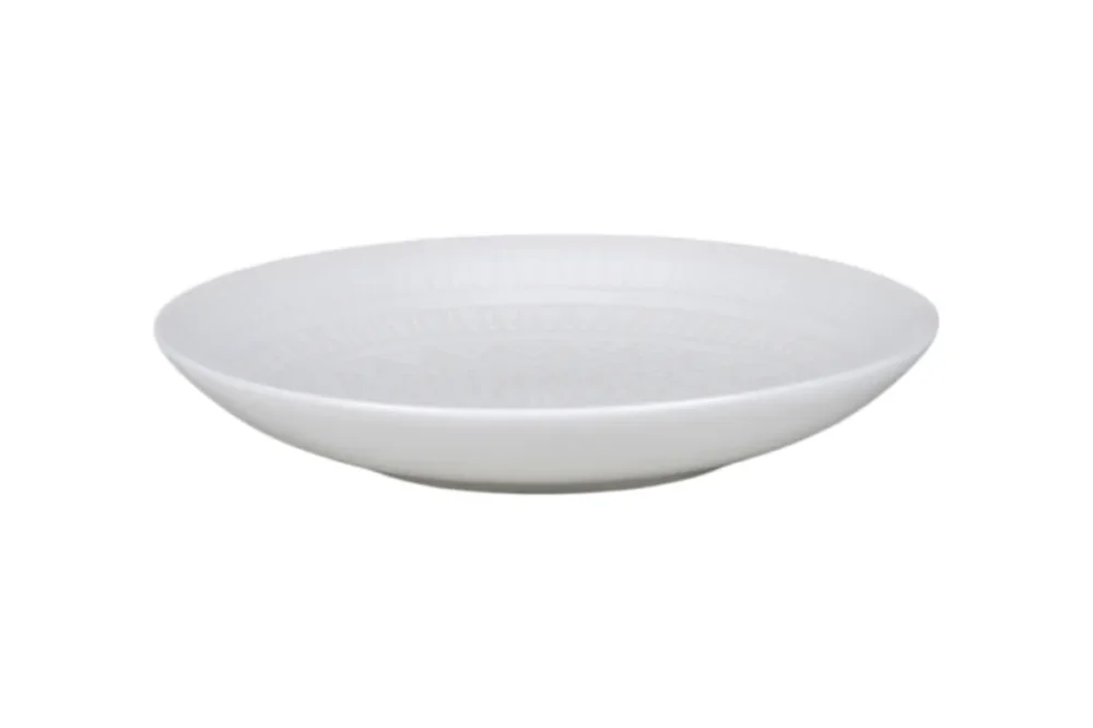 Prix Promo Assiette coupe creuse rond blanc porcelaine Ø 22,2 cm Céleste Rak