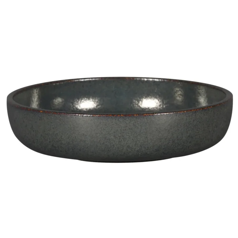 Achetez Aujourd’hui Assiette coupe creuse rond noir porcelaine vitrifiée Ø 19,8 cm Rakstone Ease Rak