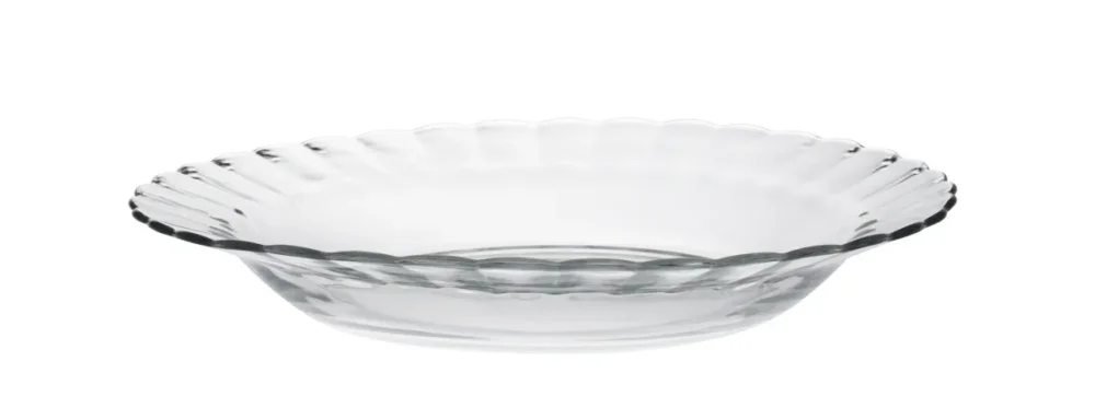 Prix Réduit Assiette creuse transparent verre trempé Ø 23 cm Picardie Duralex