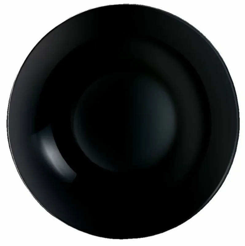 Dernier Modèle Assiette creuse rond noir verre trempé Ø 20 cm EvolutionsArcoroc