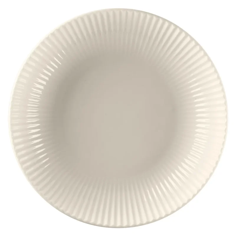Assiette coupe creuse rond blanc porcelaine bone china Ø 22,9 cm Spectra Rak Populaire