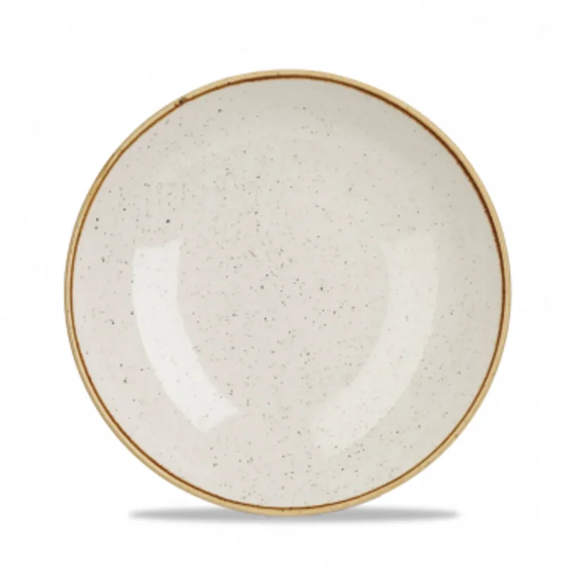 Paiement Sécurisé Assiette coupe creuse rond barley white porcelaine vitrifiée Ø 24,8 cm Stonecast Barley Churchill