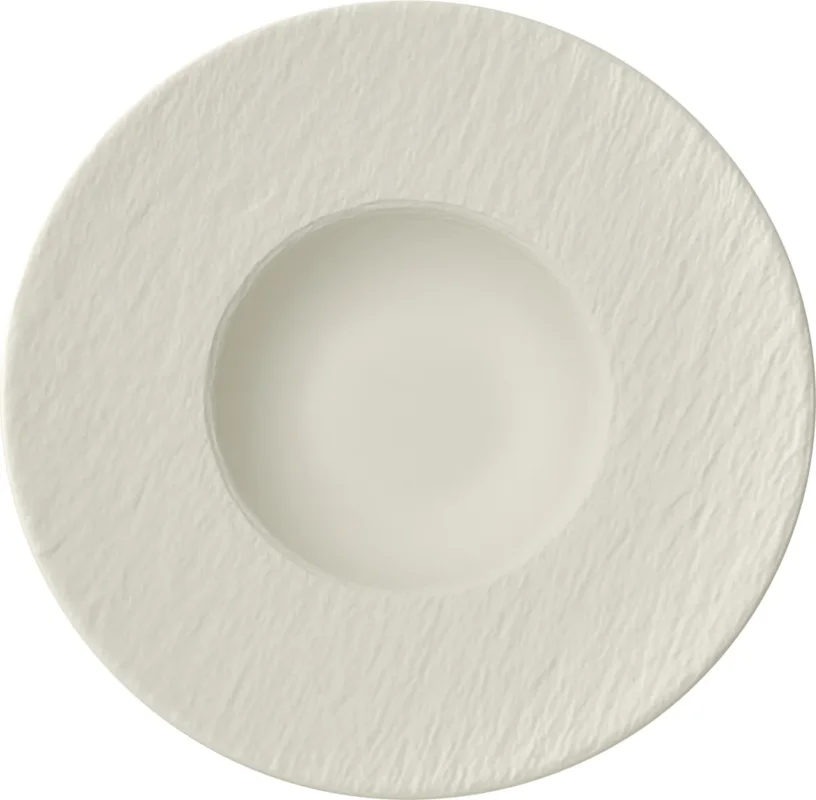 Assiette creuse rond blanc porcelaine Ø 29 cm The Rock Villeroy & Boch Achat Immédiat
