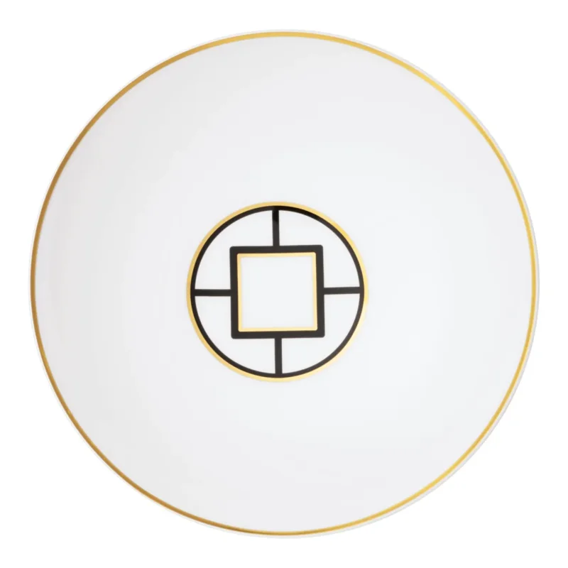 Assiette creuse rond blanc porcelaine bone china Ø 22 cm Metrochic Villeroy & Boch Bon Marché