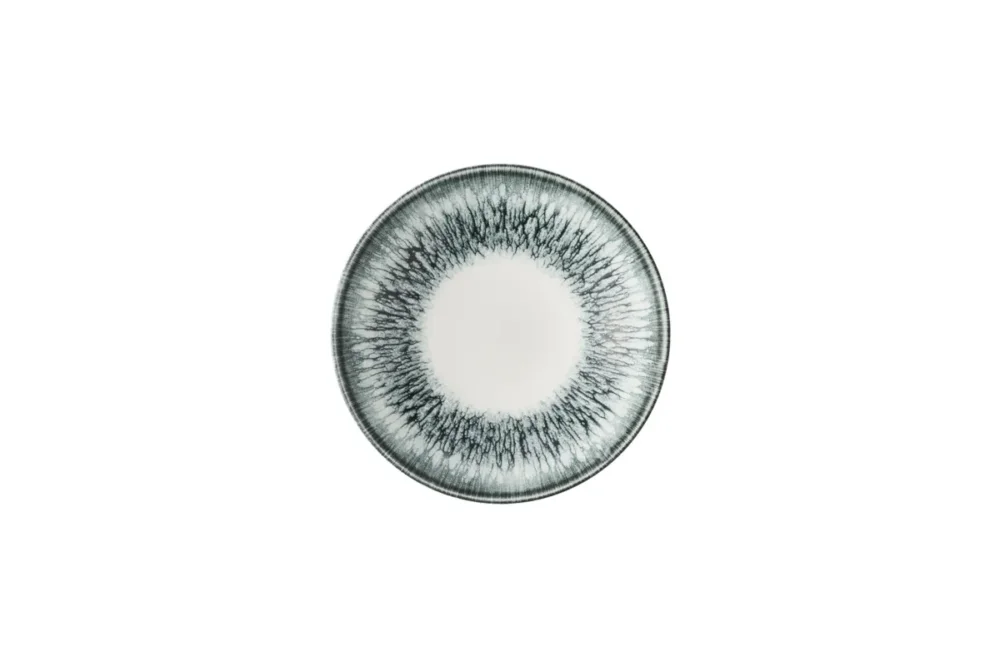 Prix Choc Coupe creuse rond Black porcelaine vitrifiée Ø 18,2 cm Inked Lume Churchill