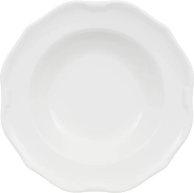 Quantité Limitée Assiette creuse blanc porcelaine Ø 24 cm La Scala Villeroy & Boch