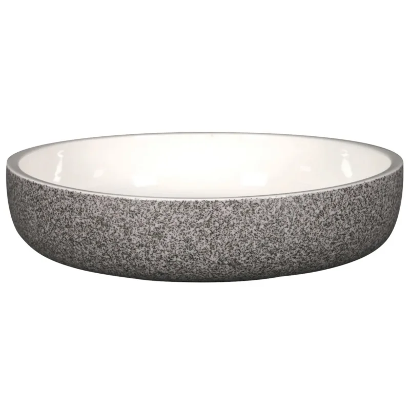 Dernier Modèle Assiette coupe creuse rond gris porcelaine vitrifiée Ø 19,8 cm Rakstone Ease Rak