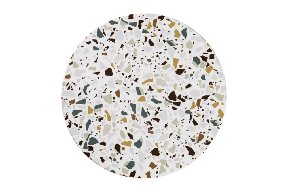 Assiette coupe creuse rond multicolore porcelaine Ø 26,9 cm Kerrazzo Rak Prix Réduit
