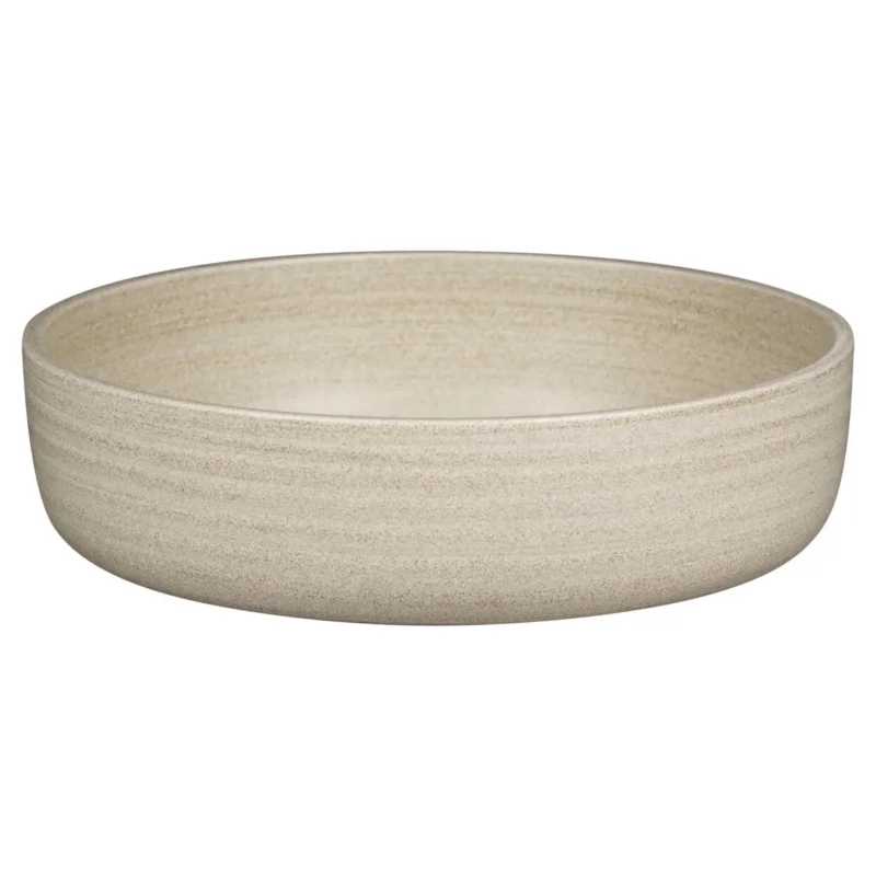 Bol rond Grey porcelaine vitrifiée Ø 26,4 cm Selva Rak Remise