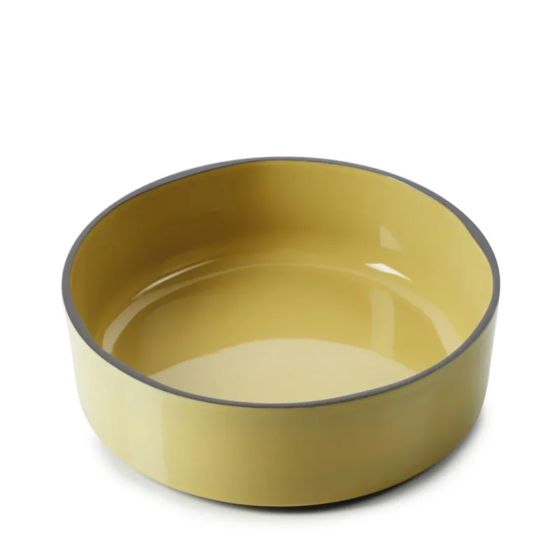 Assiette creuse rond jaune porcelaine culinaire Ø 17 cmCaractère Revol Dernier Modèle