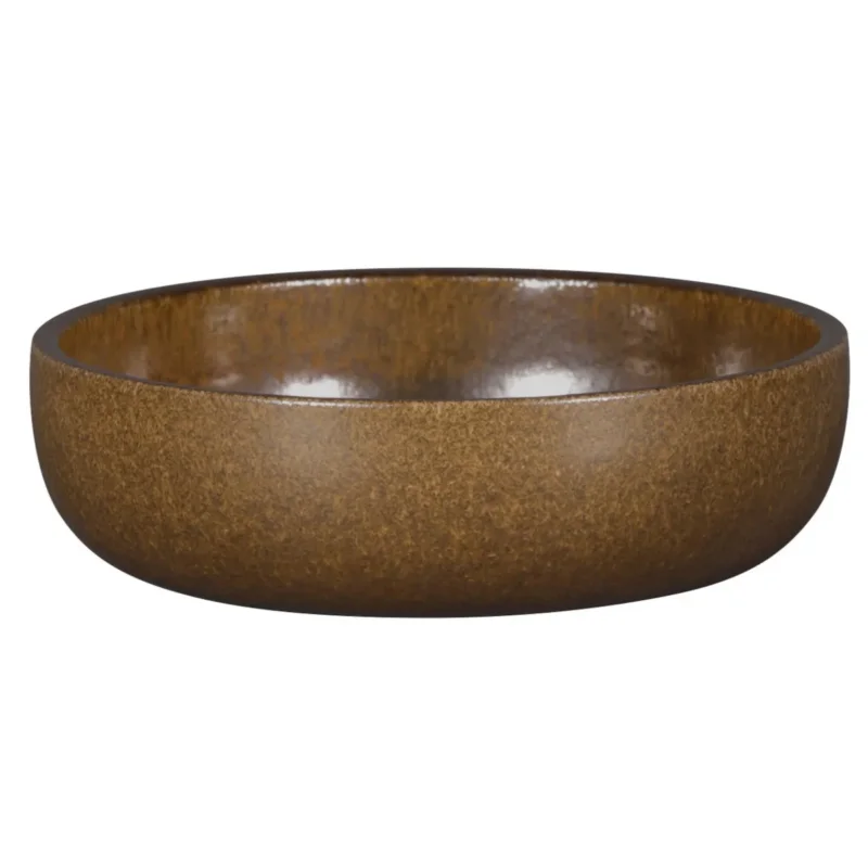Assiette coupe creuse rond bronze porcelaine vitrifiée Ø 16 cm Rakstone Ease Rak Satisfait Ou Remboursé