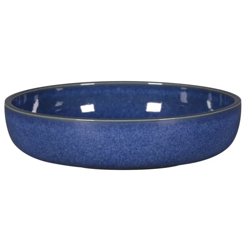 Dernière Chance Assiette coupe creuse rond bleu porcelaine vitrifiée Ø 19,8 cm Rakstone Ease Rak