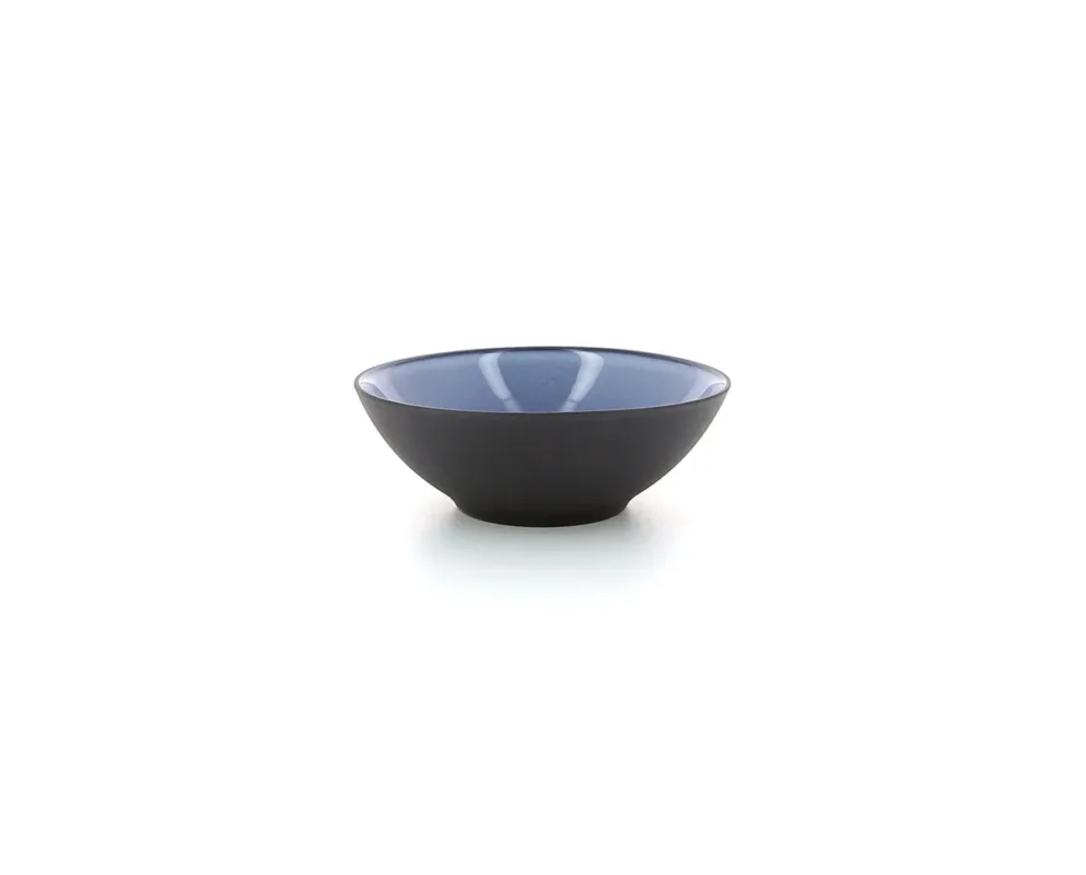 Dernier Modèle Assiette coupe creuse rond bleu porcelaine culinaire Ø 15 cm Equinoxe Revol