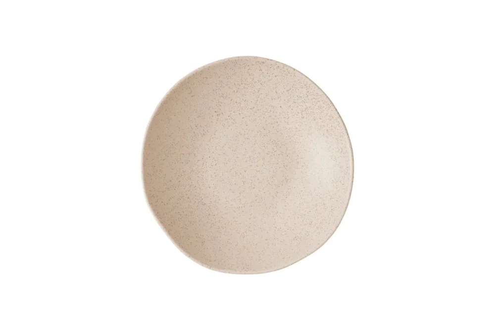 Assiette creuse rond Nutmeg Cream porcelaine vitrifiée Ø 22 cm 22 cm Stonecast Natural Churchill Affaire À Saisir