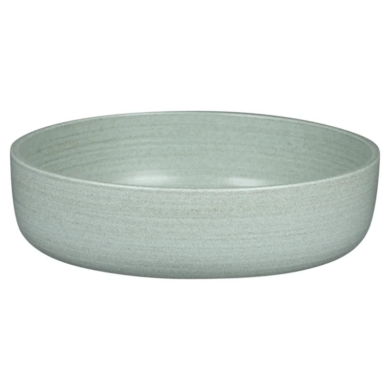 Bol rond Aqua Green porcelaine vitrifiée Ø 26,4 cm Selva Rak Bon Marché