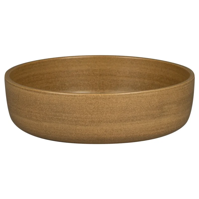 Bol rond Autumn Brown porcelaine vitrifiée Ø 24 cm Selva Rak Paiement Sécurisé
