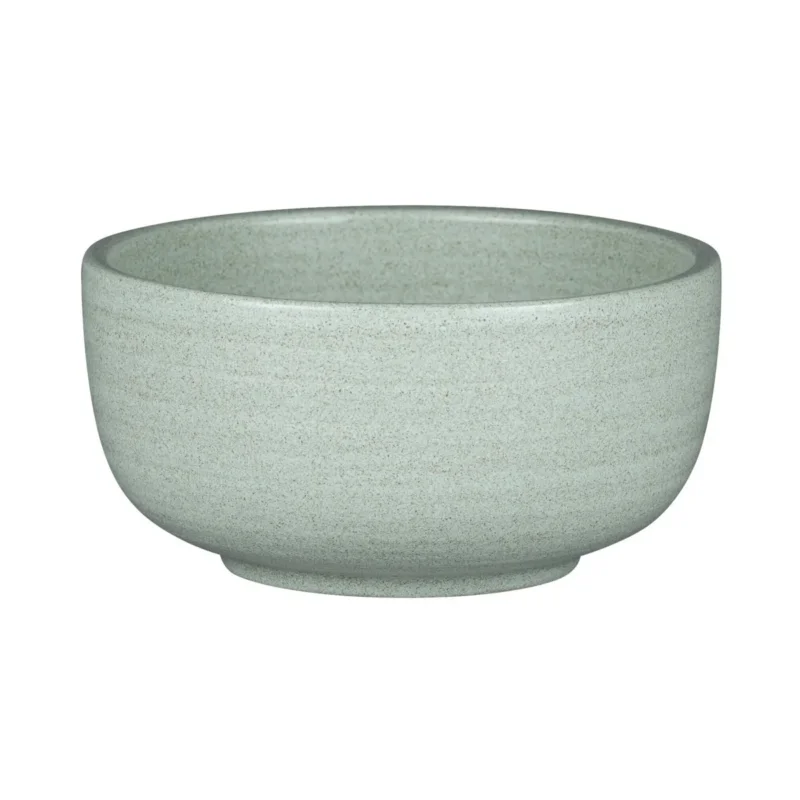 Bol rond Aqua Green porcelaine vitrifiée Ø 12 cm Selva Rak Expédié Aujourd’hui