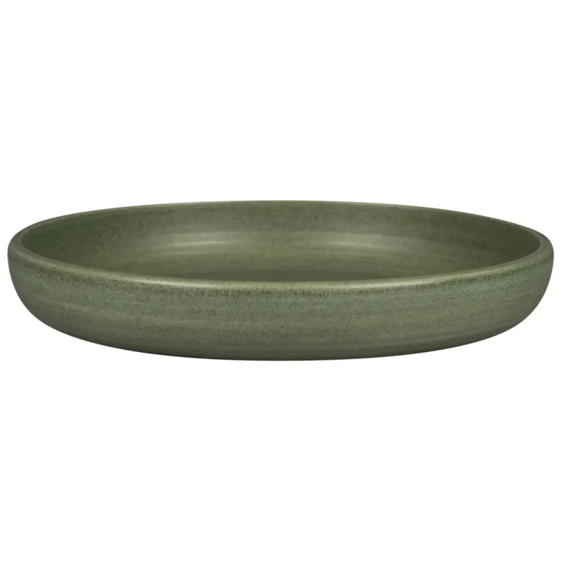 Prix Cassé Assiette coupe creuse rond Dark Green porcelaine vitrifiée Ø 25,8 cm Selva Rak