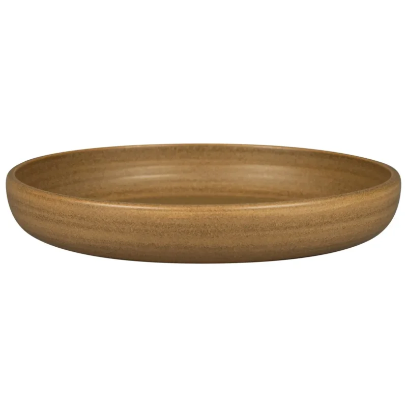 Super Prix Assiette coupe creuse rond Autumn Brown porcelaine vitrifiée Ø 25,8 cm Selva Rak