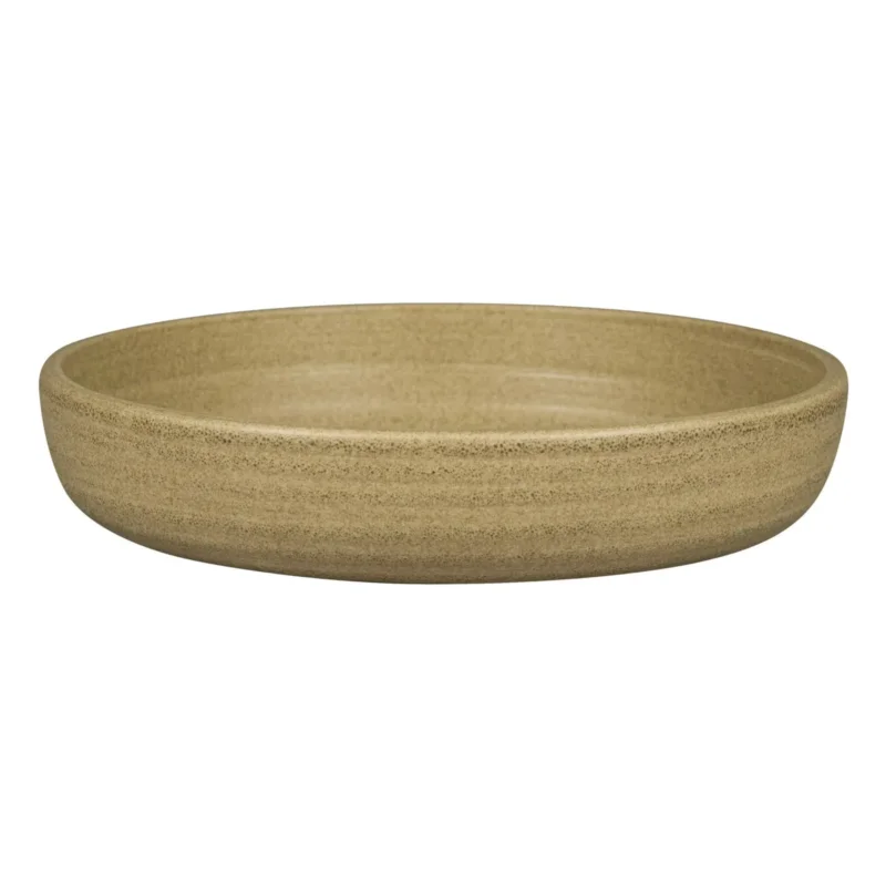 Assiette coupe creuse rond beige porcelaine vitrifiée Ø 19,8 cm Selva Rak Meilleur Choix
