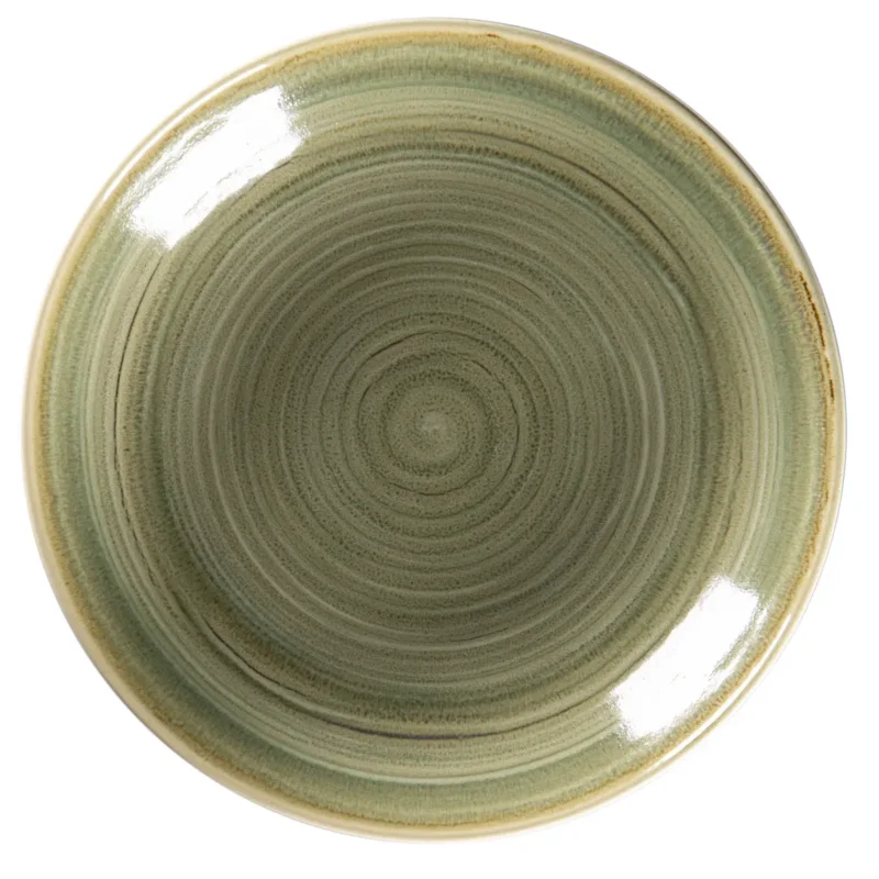 Usine Directe Assiette coupe creuse rond Emerald porcelaine vitrifiée Ø 25,9 cm Rakstone Spot Rak