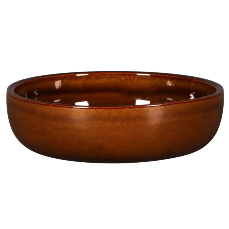 Offre Exclusive Assiette coupe creuse rond cuivre porcelaine vitrifiée Ø 16 cm Rakstone Ease Rak
