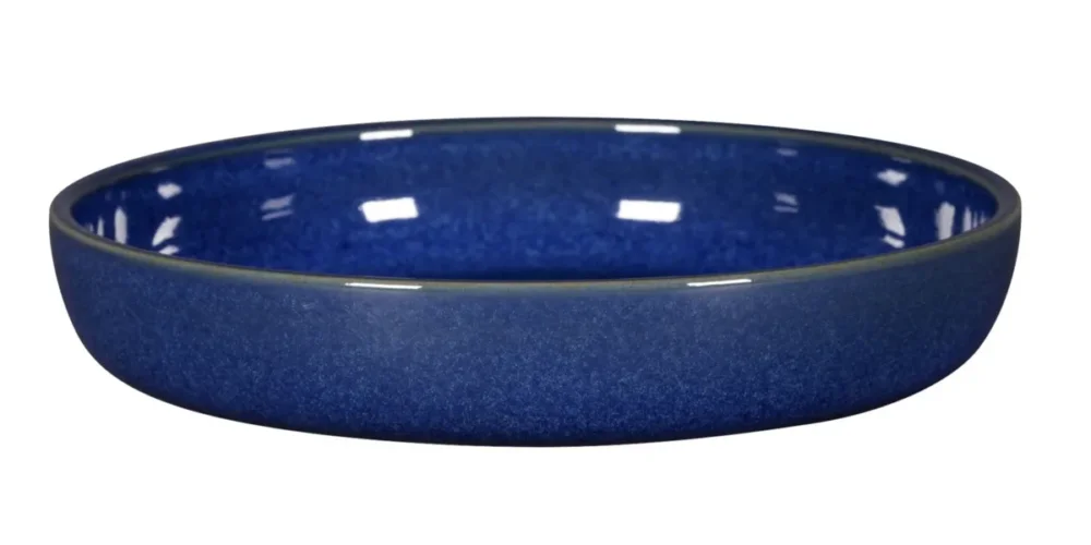 Expédition Rapide Assiette coupe creuse rond bleu porcelaine vitrifiée Ø 23,7 cm Rakstone Ease Rak