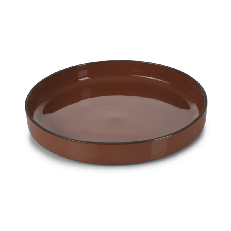 Assiette creuse rond rouge porcelaine culinaire Ø 23 cmCaractère Revol Réduction