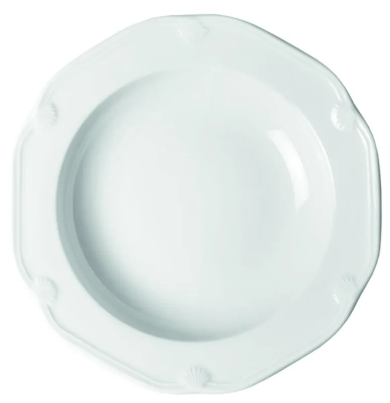 Prix Réduit Assiette creuse rond blanc porcelaine culinaire Ø 22 cm Ecletique Pillivuyt