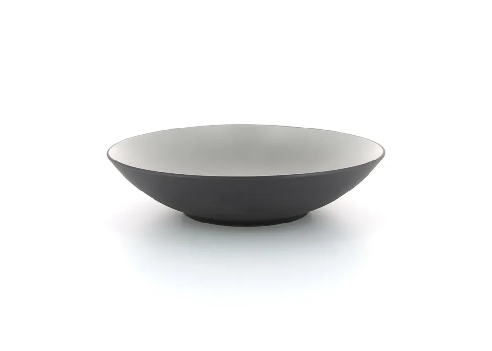 Assiette coupe creuse rond gris porcelaine culinaire Ø 24 cm Equinoxe Revol Super Prix