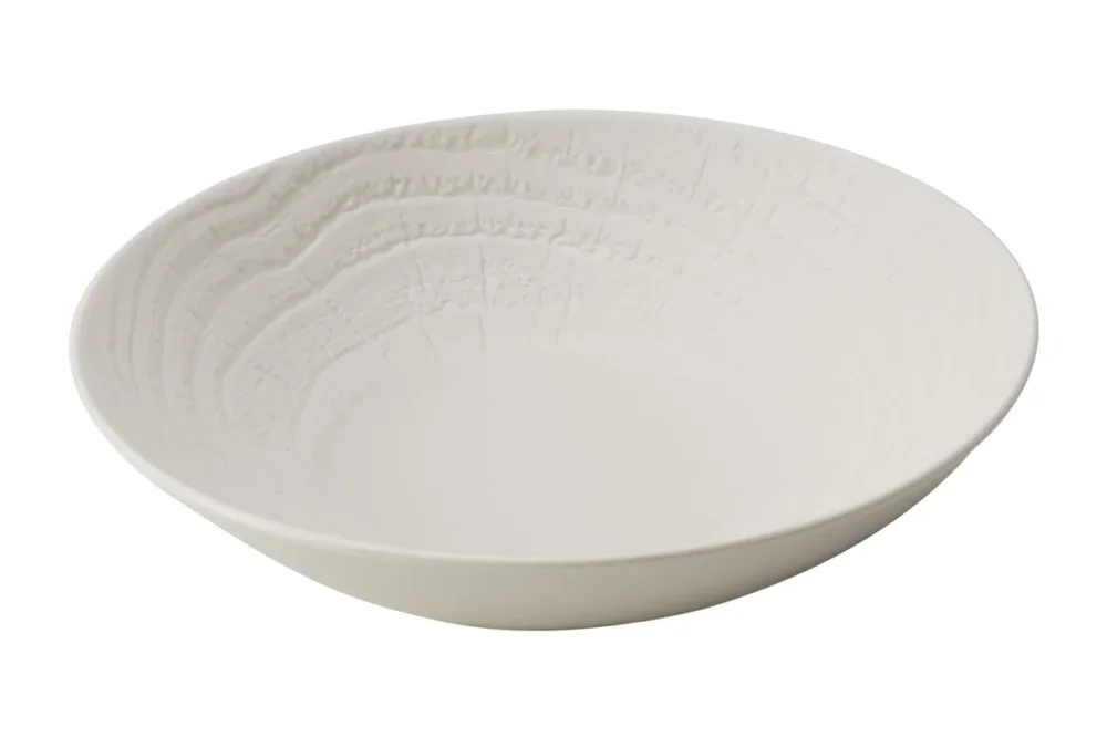 Assiette coupe creuse rond ivoire porcelaine culinaire Ø 24,2 cm Arborescence Revol Commande En Gros