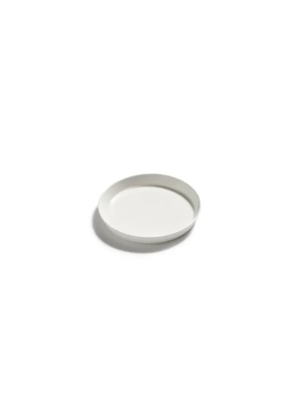 Assiette coupe plate rond blanc porcelaine bone china Ø 12 cm Nido Serax Quantité Limitée