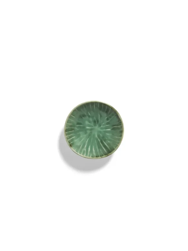 Bol rond vert grès émaillé 12 cm Ø 12 cm Verde Lanza Serax Jusqu’à Épuisement Des Stocks