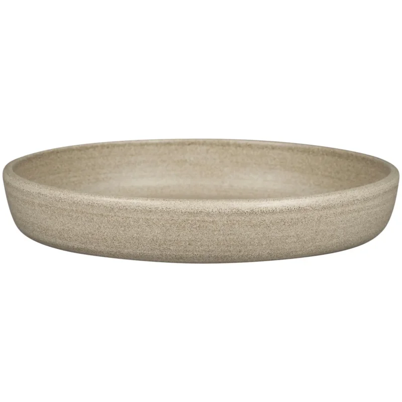 Assiette coupe creuse rond Grey porcelaine vitrifiée Ø 23,7 cm Selva Rak Livraison Express