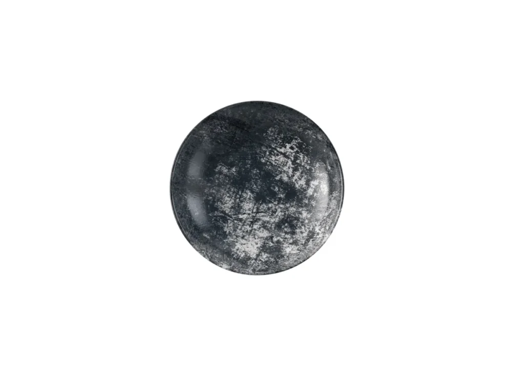 Assiette coupe creuse rond noir porcelaine vitrifiée Ø 25,5 cm Urban Dudson Jusqu’à Épuisement Des Stocks