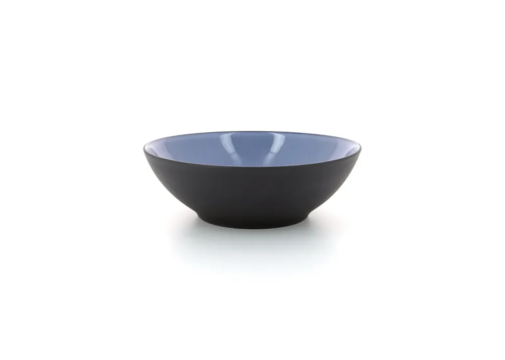Assiette coupe creuse rond bleu porcelaine culinaire Ø 19 cm Equinoxe Revol Vente Directe