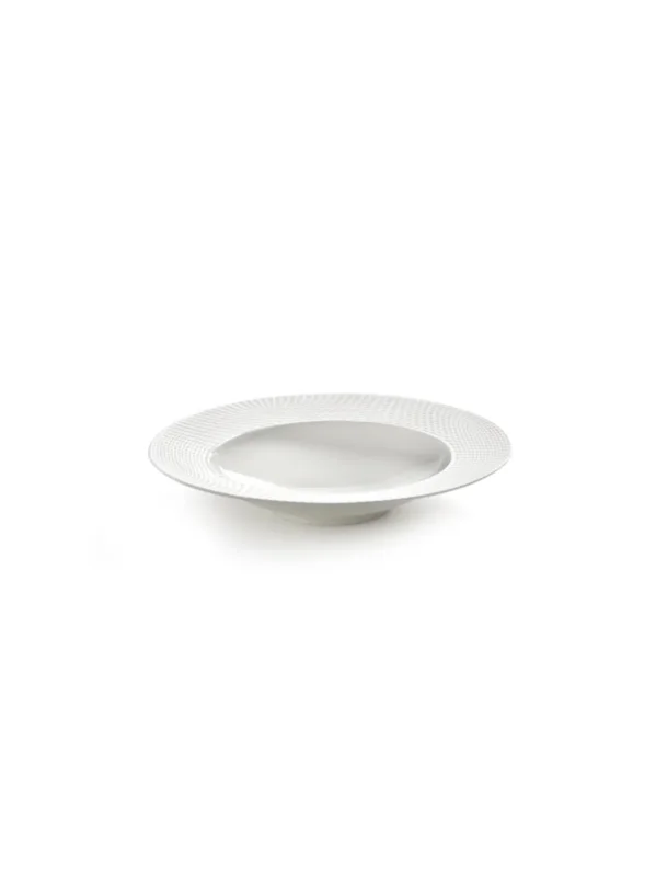 Achetez Aujourd’hui Assiette creuse rond blanc porcelaine bone china Ø 18 cm Nido Serax